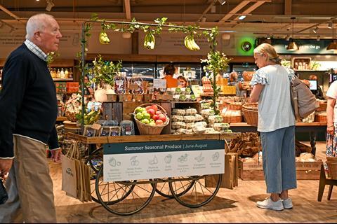 Customers in Roadchef Farm Shop